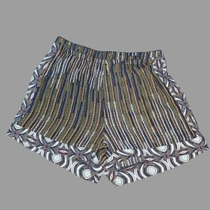 Chic Striped High Waist Women's Shorts